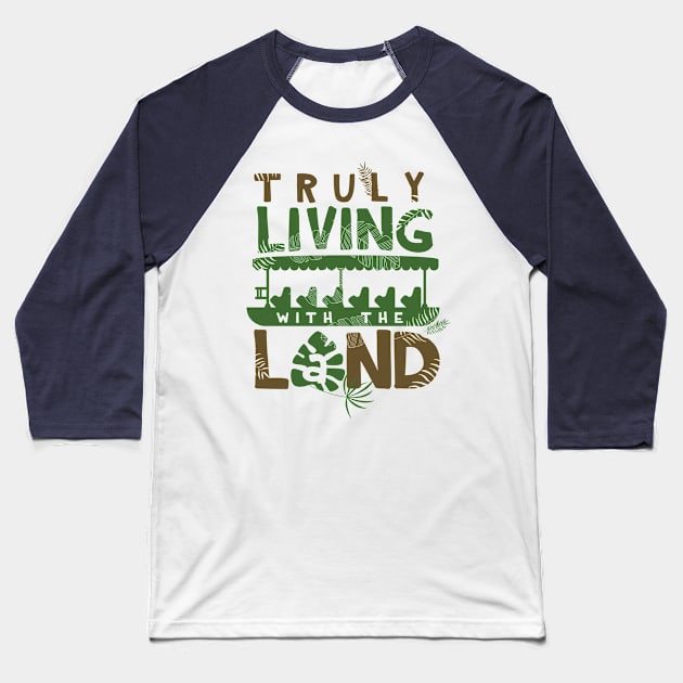 Living with the Land Tee Baseball T-Shirt by Britt